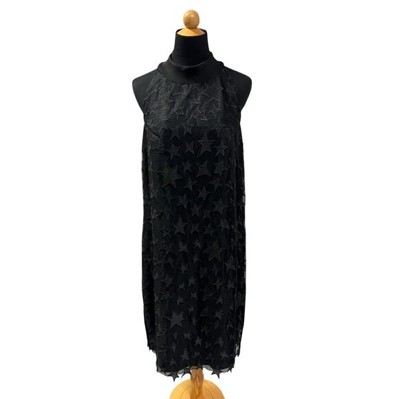 SCOTCH & SODA BLACK STARS DRESS SIZE XL - Picture 1 of 6